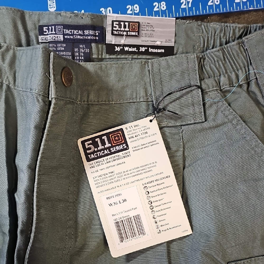 5.11 Tactical Series Green Pants